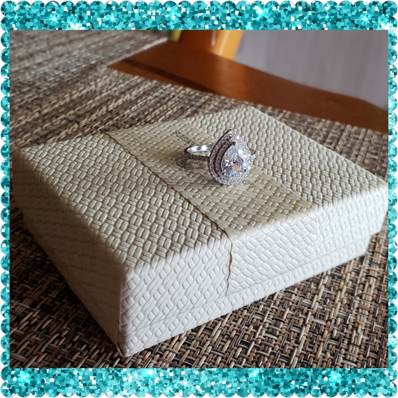 🌟2 LEFT🌟JUST IN❤Luxury Pear Cut Sapphire - Picture 6 of 8